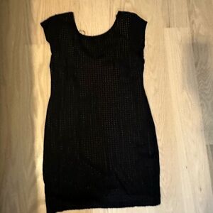 😎Carmen Marc Valvo Black Dress